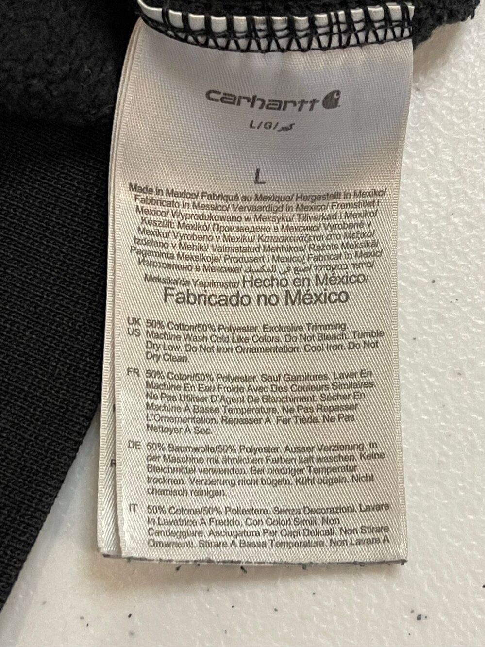 Carhartt loose fit black hoodie large - Picture 5 of 6